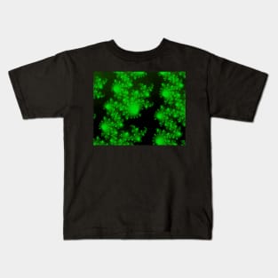 Green Abstract Love Kids T-Shirt